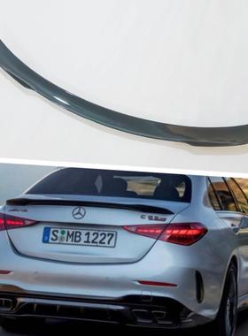 适用于2022-2024款C级W206C63S款尾翼粘贴安装ABS材料