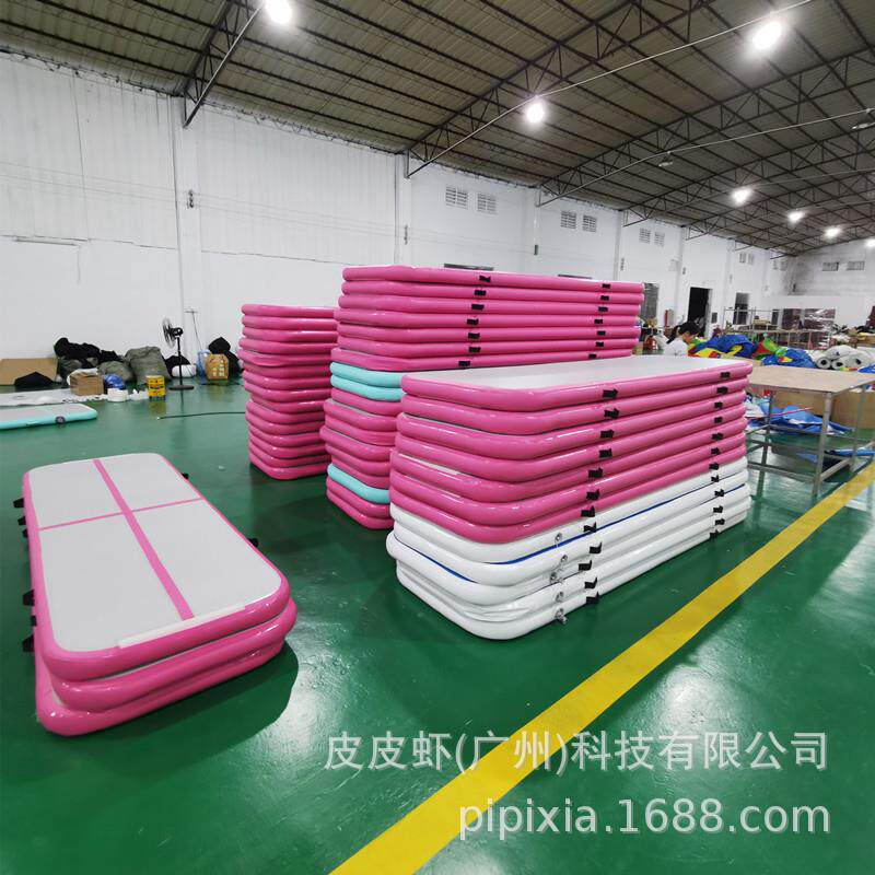 直销PVC充气体操气垫拉丝气垫瑜伽跆拳道空翻防摔保护气垫