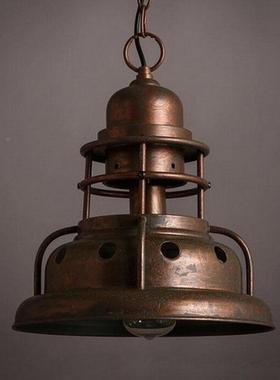 古工业复风餐厅灯单34547头铁做旧咖艺啡店吧台奶茶店酒吧美吊式