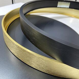 圆形铝合金画材相质钻石01框架挂裱框带有机玻璃自装墙十字绣框定