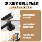 黑色室卧内门锁磁吸静音机一体锁室门锁美式 分体械锁实木门A08