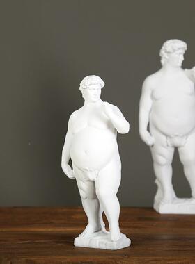 PDW-B创意新款热畅销大树脂胖大装卫工艺摆件家术居桌面装饰卫雕