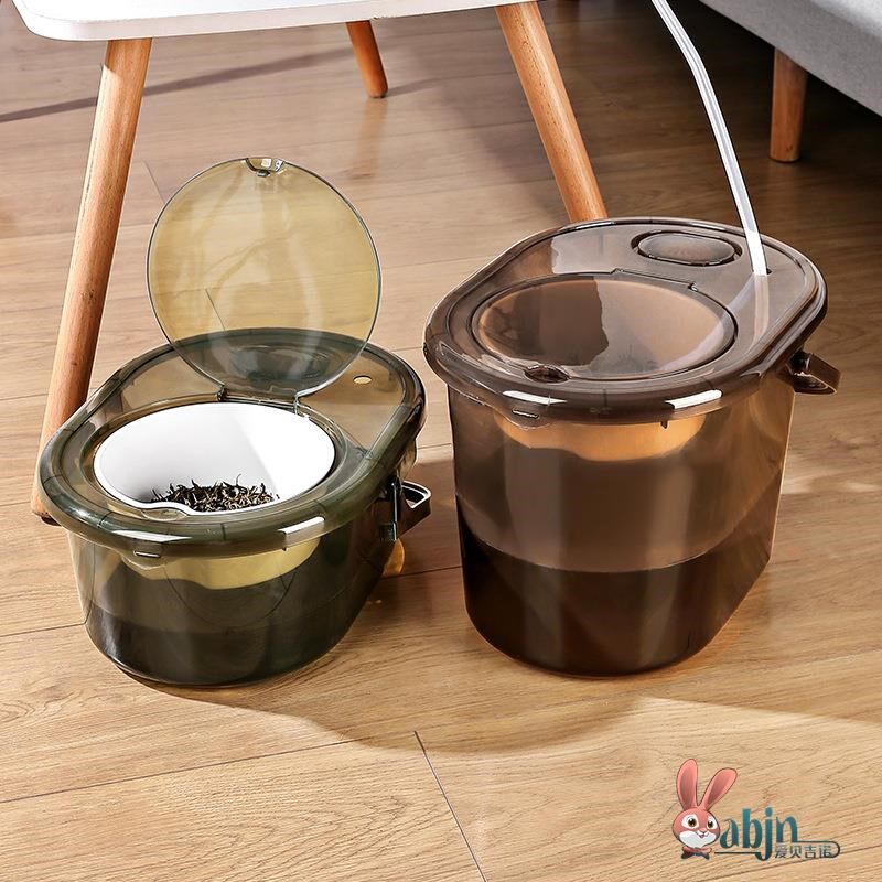 茶盘排水管带桶一套茶水桶茶渣分离过滤排水桶茶道茶台垃圾筒功夫