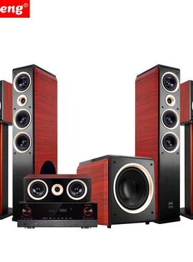 Qisheng/奇声HQ35木质家庭影院音响套装客厅5.1组合音箱家用环绕