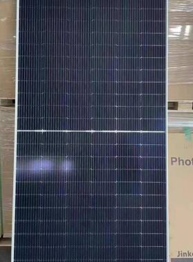 晶科N型555W570W575W双面正A级质保光伏太阳能电池板发电板单硅流