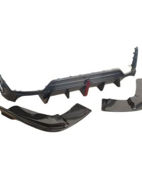 适用于宝马3系LCI碳纤维后唇汽车改装升级G20G28后期带灯后唇