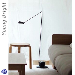 意大利Lumina Daphine马达摇臂落地灯复古客厅中古工业风沙发灯具