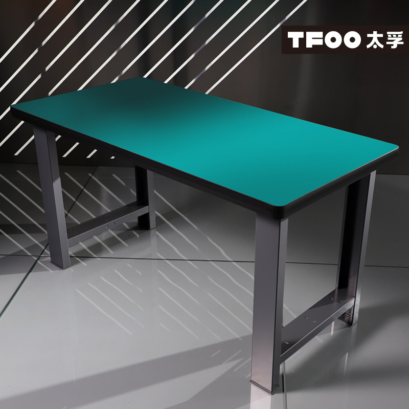 太孚 防静电重型钳工工作台 一吨承重耐磨胶皮工位桌 加厚台面