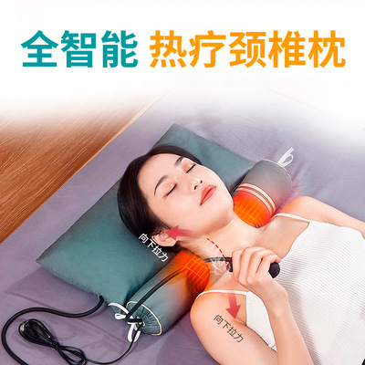 蜀国御颈椎枕睡觉糖果圆柱荞麦壳决明子充气高度调节热敷颈椎送礼