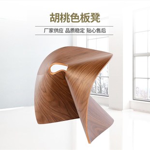 实木凳子家用可叠放 餐椅家用异形板凳创意小凳子茶室椅子 设计款