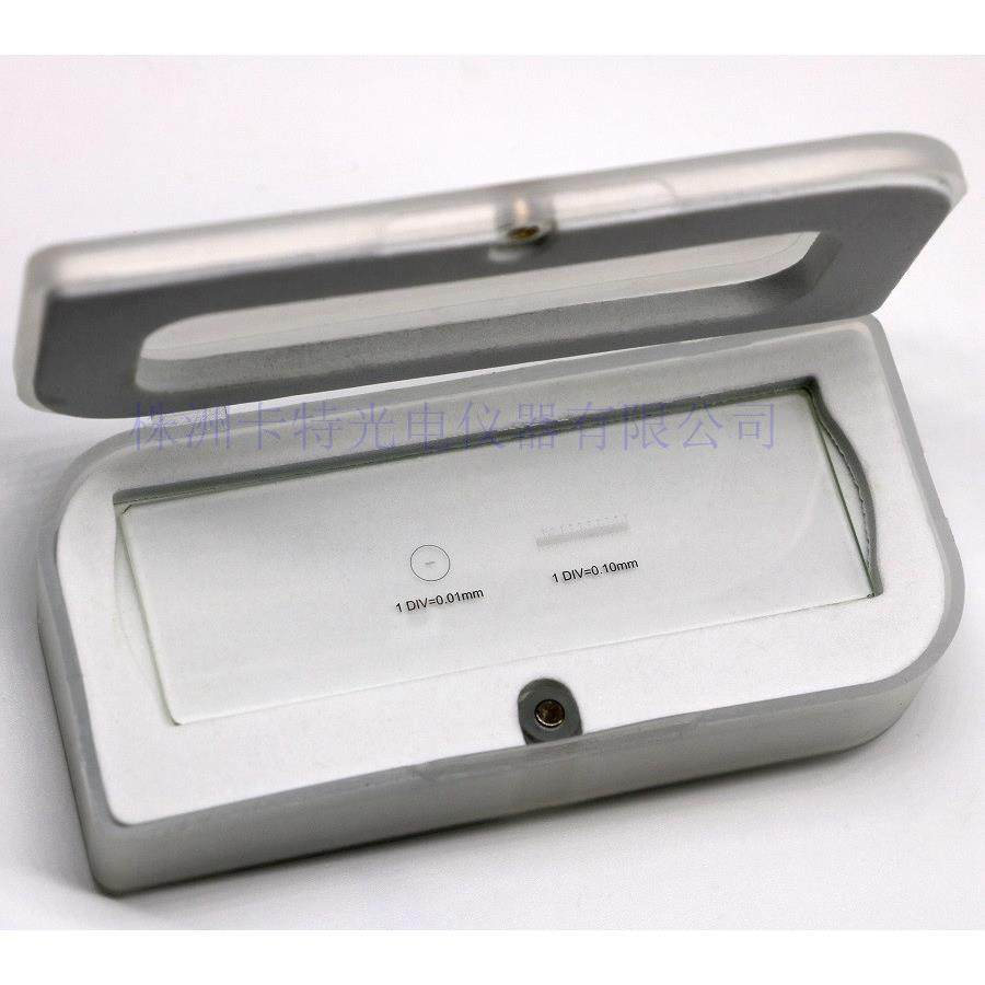卡特96显物微1镜镜台镜测微校正尺916分划板0.1mm0.01mm