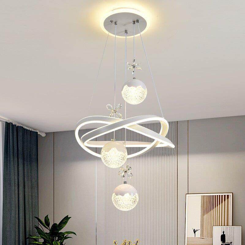 457餐厅吊灯奢创意吧台网红约卧室楼梯灯新款现代简大气中山轻灯,家装灯饰光源,智能吊灯,淘宝优惠券,粉丝福利购,淘宝优惠卷