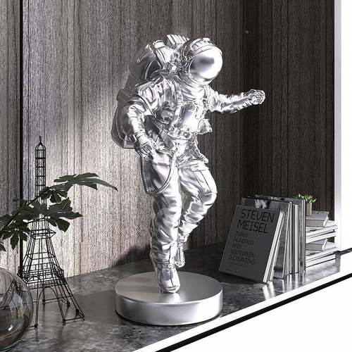 宇航员客厅型落地摆件家居大饰室品玄关电视柜桌QVY面空办公摆设