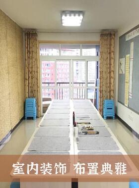 芦苇帘大卷0米3屋顶子民宿遮阳房顶苇薄墙面装饰芦苇席OAN板碳化