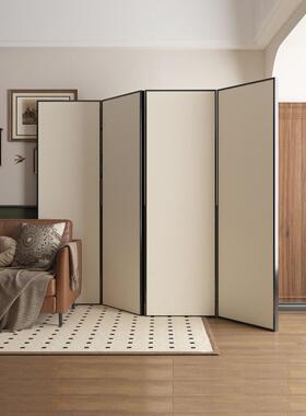 风日式11370奶油屏风隔断客厅入玄关户北欧折移动叠办公室卧室现