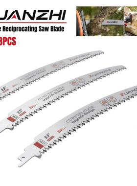 弯刀锯往VZZ锯条马刀锯木桩切片割木塑锯切割加长牙齿高频复电锯