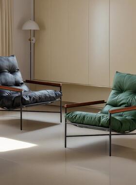 沙发椅休闲躺奢椅轻发简约懒QYO人沙单人靠背躺椅民闲宿等候可躺