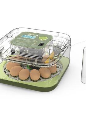 新品12枚圆款家用鸡方蛋孵蛋器小化孵化养殖鸡设HSQ备孵器