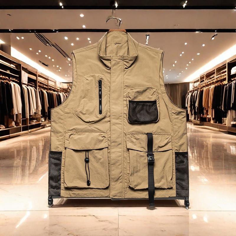 春季新款户外工装马甲山