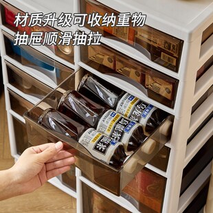 免安装零食收纳柜小推车置物架客厅E收纳箱高颜值家用抽屉多层储
