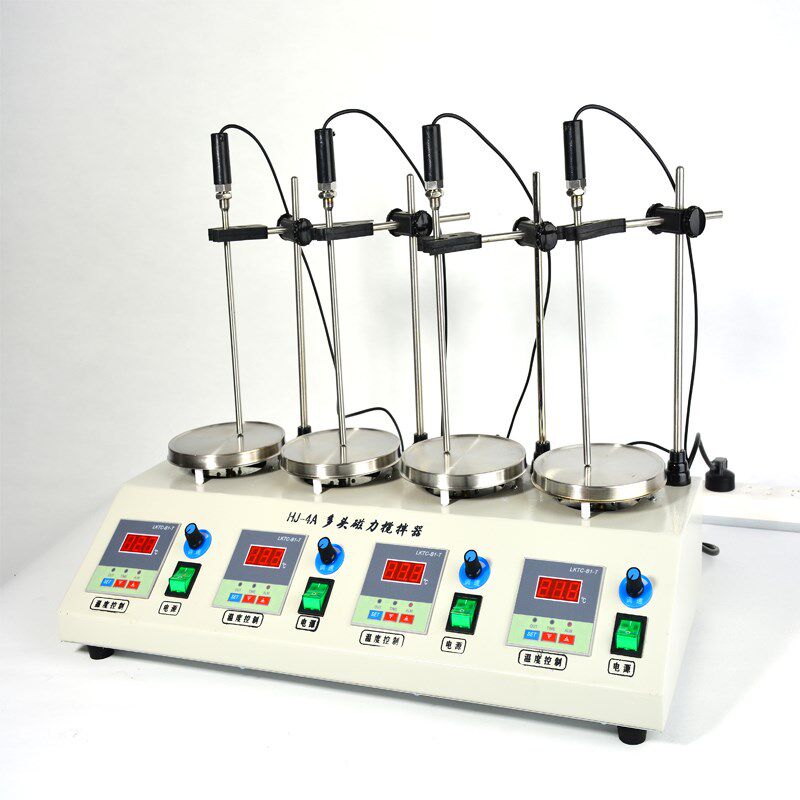 实验室加热搅拌器HJ-2A/4A/6AB数显二双四六多头搅拌机磁力