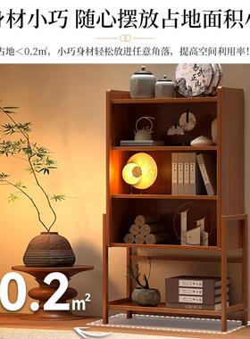 博厅古客架实木中式茶水柜茶具尘茶叶紫151548砂壶摆件收纳防展示