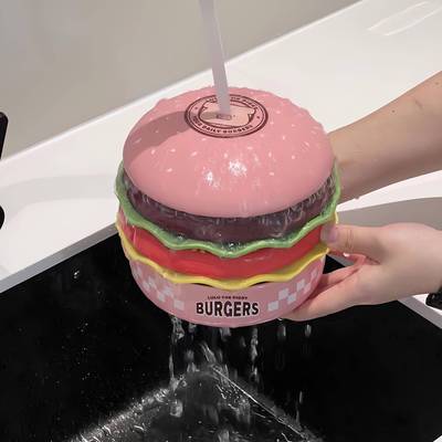 汉堡盘碗套装家陶瓷用沙拉甜点心盘精致品好看的盘子汉HVN堡包餐