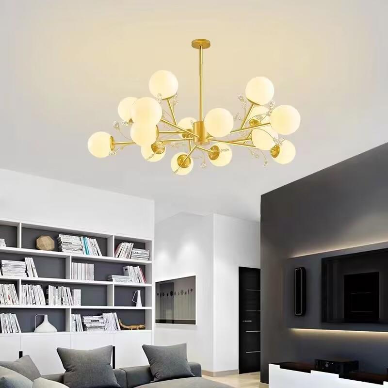 2025年新款北欧约客厅吊灯现代简241大气家用卧室餐创厅餐灯意套