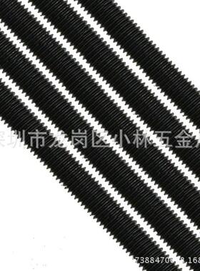 8黑色全牙左牙丝杆反牙螺杆左EKF牙丝杆反扣扣牙全牙左丝杆拧级螺