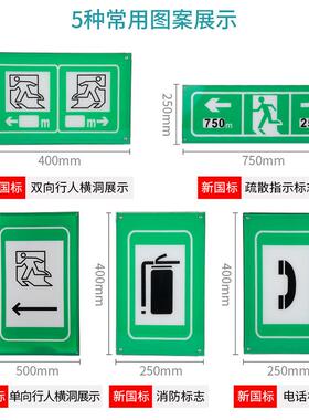 38261散超远隧道电光标公志光牌高速路紧急撤离标示牌防水疏应急