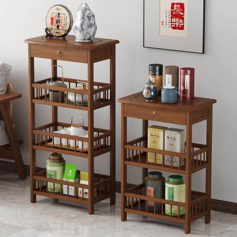 架子置小物架实木新中式客茶厅架型茶叶博古茶室茶具架茶叶无品牌