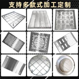 市政工程专不锌钢电力电缆井盖定制206隐形装饰盖锈板镀用多开井