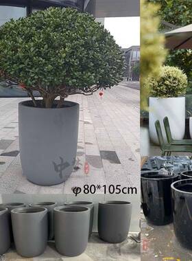 玻璃钢户径外大口种树圆形组合花广盆花箱场公共区URK域园林学公