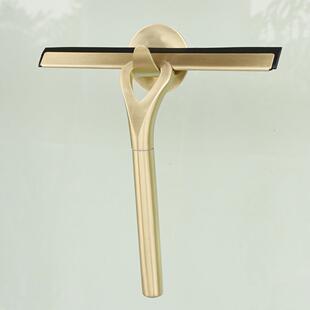 用04不锈钢硅914胶玻璃器刮水金色擦窗刮刀卫生3间家浴室镜子清洁