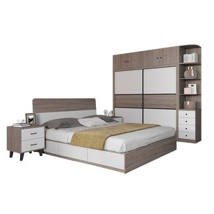 床衣柜梳a妆台组合套装主卧室成套家具四五六件整套出租屋全套家