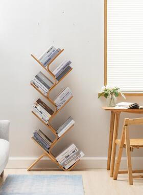 形书架落地学省生家用卧室树空子间收纳柜现代SXSJ-02简约小书柜