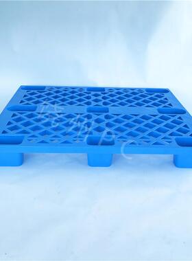 叉蓝色1210网格九SGC脚塑料托盘轻型防潮板运托输套叠车加厚塑胶