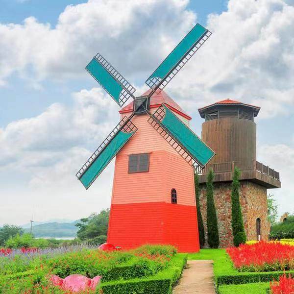 无穷大制作简约现代新式景观工程防腐木质大型钢木结构风车,机械设备,其他机械设备,淘宝优惠券,粉丝福利购,淘宝优惠卷