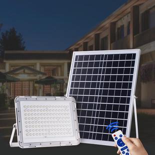 爆款 300W户外防水遥控泛光灯路灯壁灯 太阳能投光灯100W200W