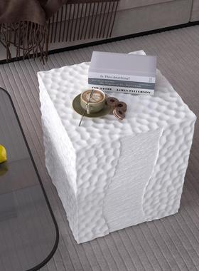 小茶几正方形皱纹感代设现计师DS-2023-边几客厅沙发桌几子艺术摆