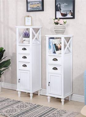 简约实木窄柜夹收纳客37990间厅墙角小柜子边角柜小柜户型缝卫生