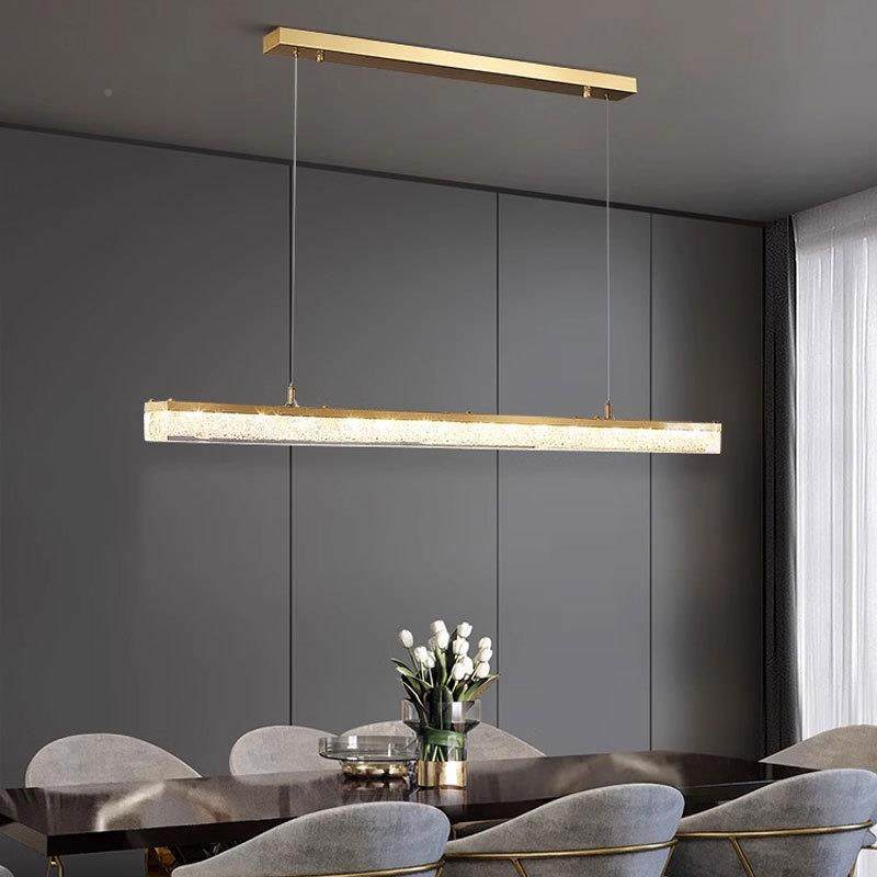 高式轻奢智档能全光谱无频闪508护茶眼树脂家居餐厅吧台桌室意铜