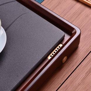 款定慧竹制乌办金石新排水干泡茶盘长方形中式茶干台湿两用茶具家