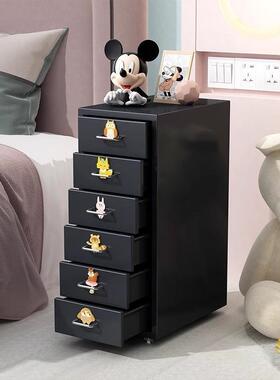 金属钢制抽屉式柜铁皮文办公件收纳柜202504储桌下柜带锁斗家用床