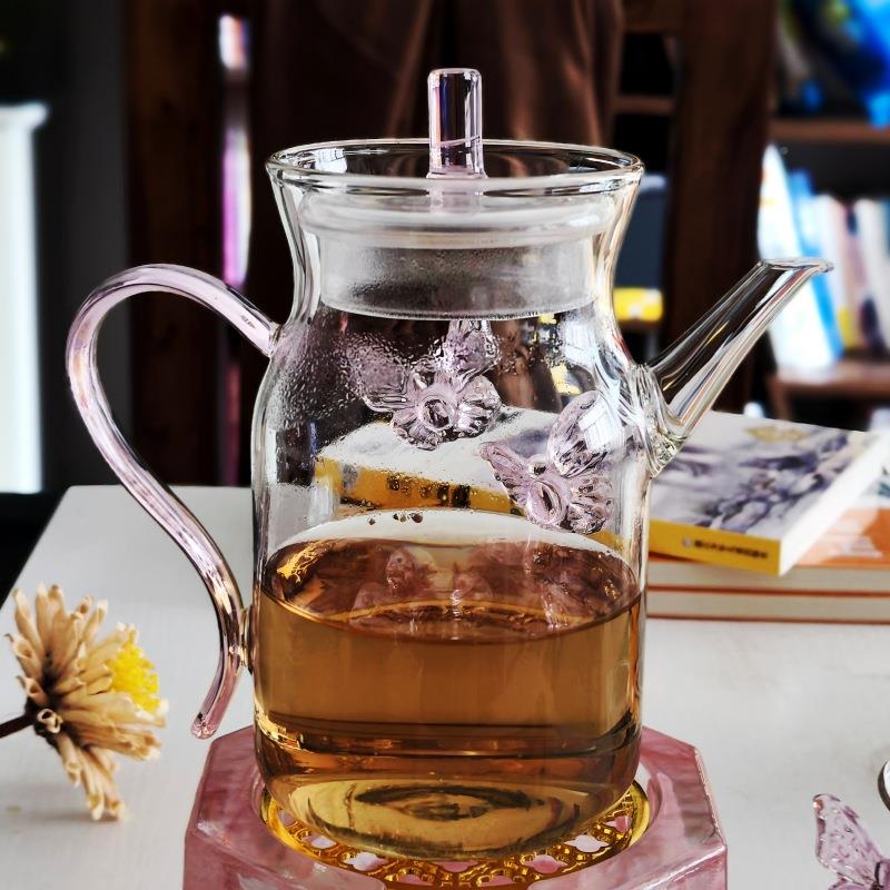 酒店餐蜡烛蝴蝶温茶茶壶保温加热炉座厅煮茶器底日式烛台温茶器