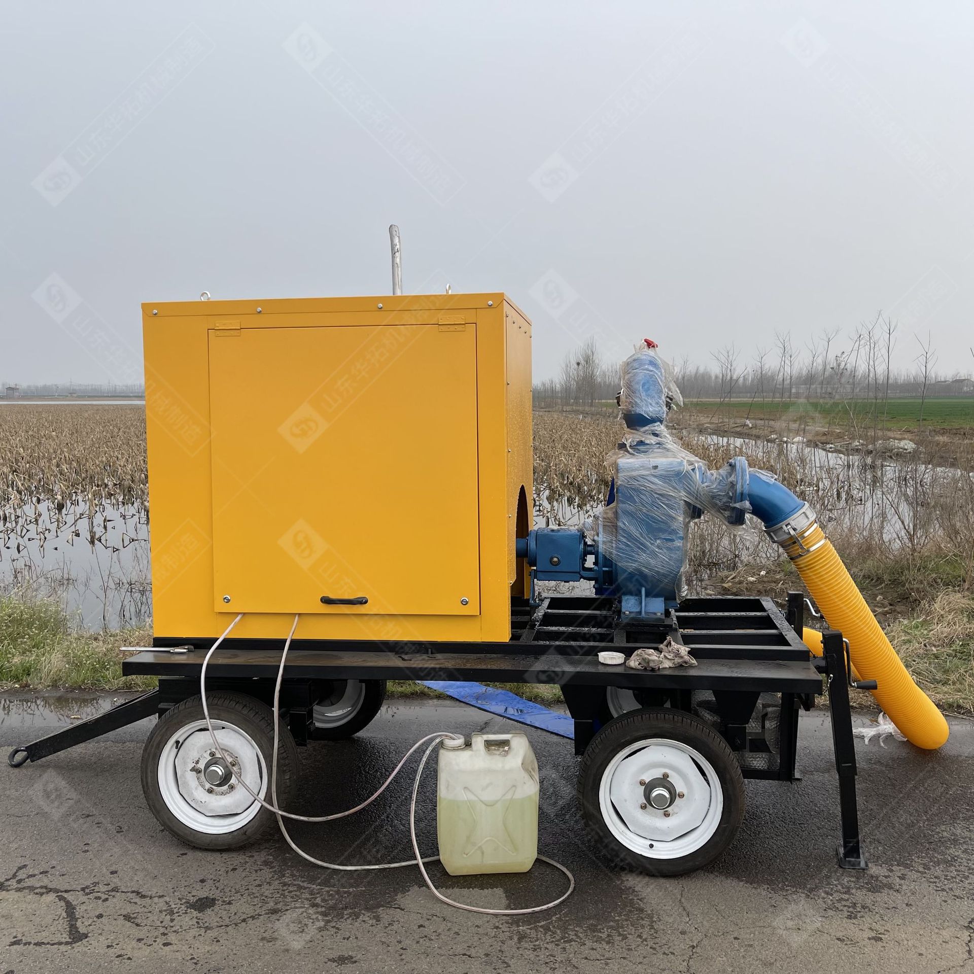 移动式柴油大流量应急排涝泵车