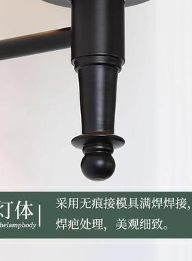 美式风格卧铁艺头壁镜前灯47866灯室书房客厅过道床壁灯单头壁灯