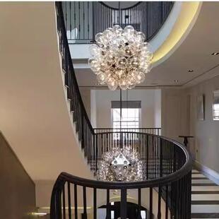 意大餐厅flos现代简约653创意个英性时大气玻璃蒲公利装尚饰客厅