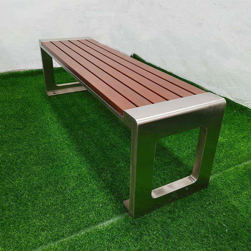 不锈钢公园椅椅985凳户外长长防腐室外园木林网红成品坐凳广场小