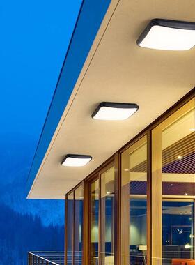 户外防吸水灯人感应入户体大门别墅阳顶台走廊74210楼梯民宿三防